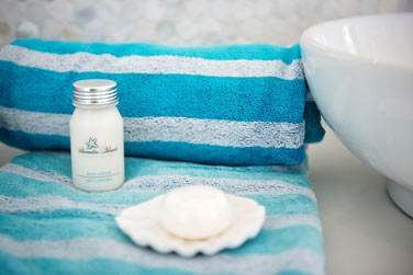 Un vrai souci du dtail avec des produits d'accueil dans chaque appartement