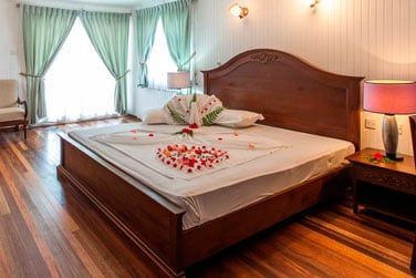 La chambre spacieuse