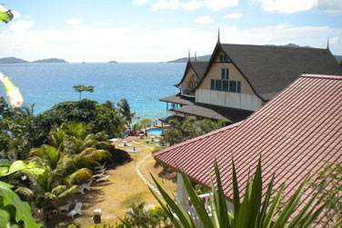 Les chambres situes en hauteur...