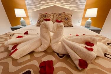 Voici la suite Duo avec sjour, vritable cocon pour amoureux