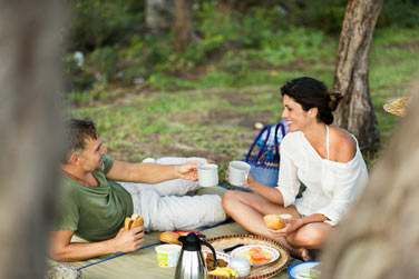 Pique-nique local aprs avoir admir le lever du soleil...