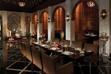 Le restaurant Shahrazad situ  l'htel Al Husn