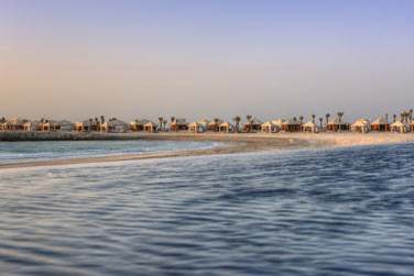 Bienvenue  l'htel Banyan Tree Ras Al Khaimah Beach, situ sur une pninsule prive...