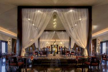 La salle du Safran, restaurant Signature de l'htel aux spcialits Tha