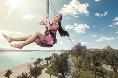 Et mme une tyrolienne !