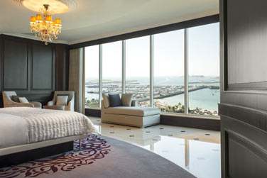 La chambre prsidentielle offrant une vue magnifique (sur demande)