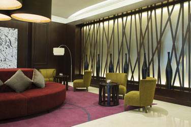 La rception de l'htel, moderne et lounge