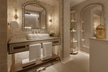 La salle de bain de la Junior Suite