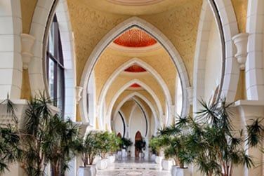 Au coeur de l'htel, le dcor oriental domine