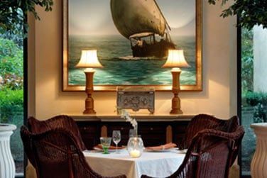 Au restaurant The Dining Room, uniquement accessible aux rsidents de l'htel Residence & Spa