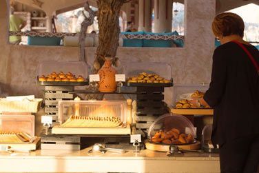 Le restaurant sous forme de buffet