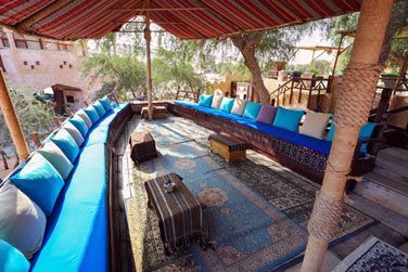 Idal pour prendre un caf au cur du dsert !