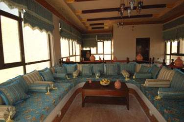 Le salon de la Sand House