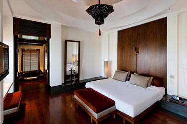 la chambre de la Suite Chedi Club vue mer