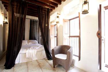 La chambre Deluxe N1, trs cosy et toujours trs prise... Elle est situe  l'tage