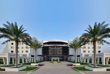 L'extrieur du JW Marriott Muscat  Mascate