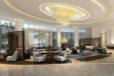 Le lounge du JW Marriott Muscat  Mascate