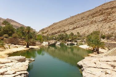 Wadi Bani Khalid, l'un des oueds les plus pittoresques d'Oman