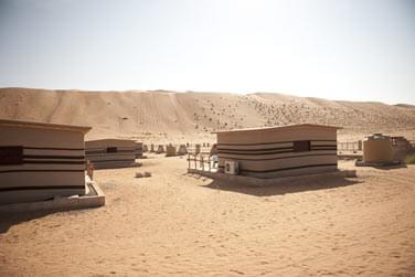 L'Arabian Oryx Camp dans le dsert