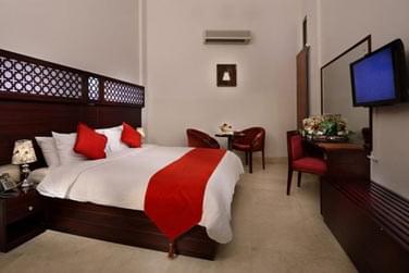 L'une des chambres du Carapace Lodge, Ras al-Jinz Scientific & Visitors Centre