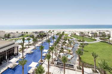 Bienvenue  l'htel Park Hyatt Abu Dhabi, en bordure de la longue plage de Saadiyat