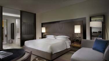 Intrieur de la chambre Park au dcor sobre et lgant