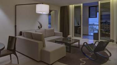 Le coin salon de la chambre Park Executive