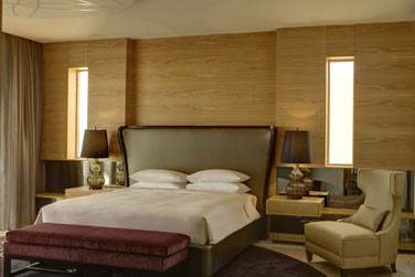 Une des 3 chambres de la Villa Royale