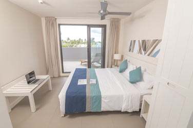 Les chambres sont claires et lumineuses