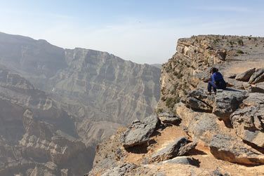 Jebel Shams, le point culminant d'Oman