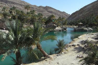 Wadi Bani Khalid, l'un des oueds les plus pittoresques d'Oman
