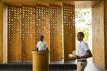 La rception de l'htel