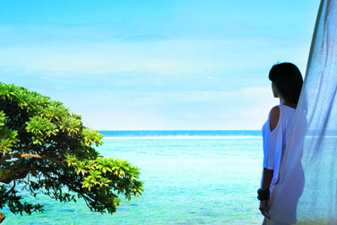 La villa offre une vue panoramique sur l'ocan