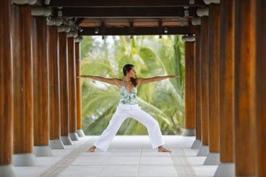 Relaxation lors d'une sance de yoga...