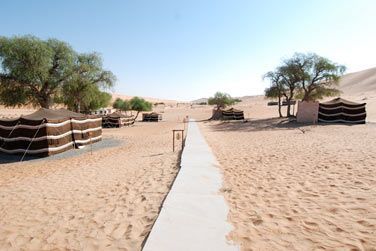 Campement dans le dsert