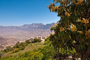 Le massif du Hajar, l'une des rgions les plus grandioses du sultanat d'Oman