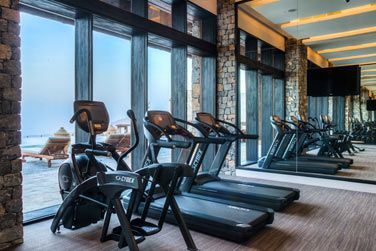 L'htel dispose d'une salle de sport