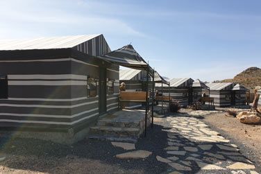 L'extrieur des Sultan Tent