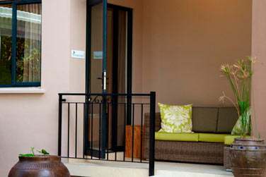 Le balcon amnag des chambres