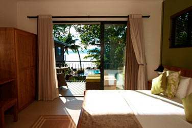 Les chambres suprieures offrent une belle vue sur la mer