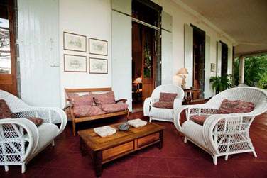 Un petit salon est amnag galement sur la terrasse...