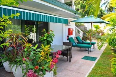 Le studio possde une trs belle terrasse amnage