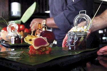 Sans oublier les dlicieux desserts  base de chocolat !