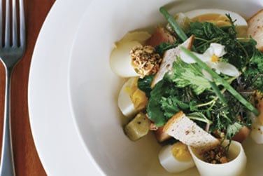 Dgustez des produits frais, des poissons et fruits de mer frachement pchs