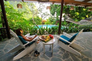 La villa Bougainvillea avec 2 chambres