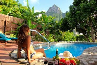 La villa vue ocan et sa vue sur la mer des Carabes