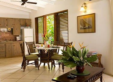 La suite executive possde galement une grande cuisine parfaitement quipe