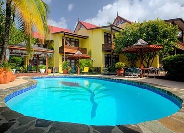 Le Lily Ginger est un vritable petit htel de charme situ dans le Nord de L'ile de Sainte Lucie