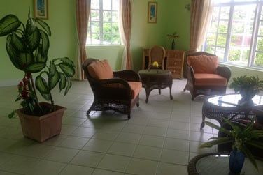 Le coin rception de l'htel