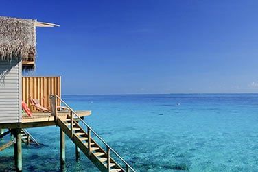 Voici les villas deluxe sunset sur pilotis